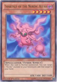 Yu-Gi-Oh Card - LC5D-EN182 - SVARTALF OF THE NORDIC ALFAR (ultra rare holo)