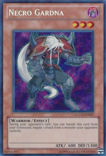 Yu-Gi-Oh Card - LCGX-EN027 - NECRO GARDNA (secret rare holo)
