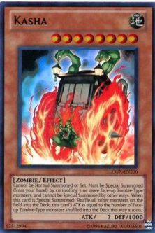 Yu-Gi-Oh Card - LCGX-EN206 - KASHA (ultra rare holo)