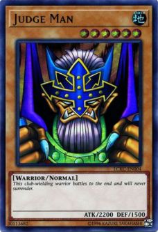 Yu-Gi-Oh Card - LCKC-EN004 - JUDGE MAN (ultra rare holo)