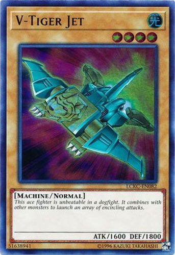 Yu-Gi-Oh Card - LCKC-EN082 - V-TIGER JET (ultra rare holo): BBToyStore.com - Toys, Plush, Trading Cards, Action Figures & Games online retail store shop sale Yu-Gi-Oh Card - LCKC-EN082 - V-TIGER JET (ultra rare holo): BBToyStore.com - Toys, Plush, Trading Cards, Action Figures & Games online retail store shop sale