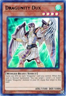 Yu-Gi-Oh Card - LCKC-EN084 - DRAGUNITY DUX (ultra rare holo)