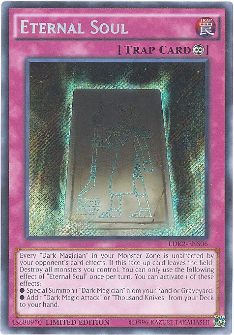 Yu-Gi-Oh Card - LDK2-ENS06 - ETERNAL SOUL (secret rare holo)