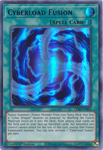 Yu-Gi-Oh Card - LDS2-EN035 - CYBERLOAD FUSION (Purple) (ultra rare holo):  BBToyStore.com - Toys, Plush, Trading Cards, Action Figures & Games online  retail store shop sale