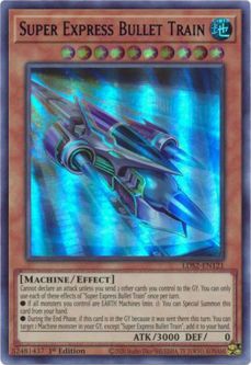 Yu-Gi-Oh Card - LDS2-EN121 - SUPER EXPRESS BULLET TRAIN (Purple) (ultra rare holo)