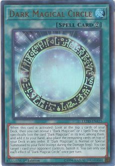 Yu-Gi-Oh Card - LEDD-ENA15 - DARK MAGICAL CIRCLE (ultra rare holo)