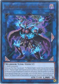 Yu-Gi-Oh Card - LEHD-ENC00 - THE PHANTOM KNIGHTS OF RUSTY BARDICHE (ultra rare holo)