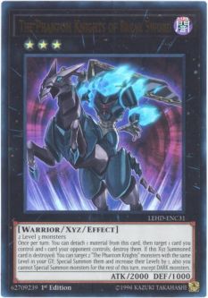 Yu-Gi-Oh Card - LEHD-ENC31 - THE PHANTOM KNIGHTS OF BREAK SWORD (ultra rare holo)