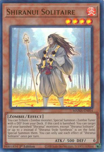Yugioh Shiranui Solitaire Mama Inglés