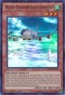 Yu-Gi-Oh Card - MP14-EN011 - MECHA PHANTOM BEAST HAMSTRAT (ultra rare holo)