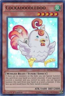 Yu-Gi-Oh Card - MP14-EN115 - COCKADOODLEDOO (ultra rare holo)