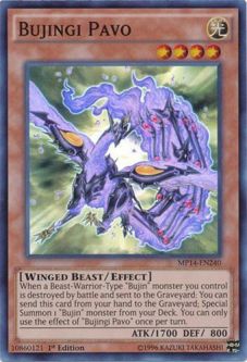 Yu-Gi-Oh Card - MP14-EN240 - BUJINGI PAVO (super rare holo)