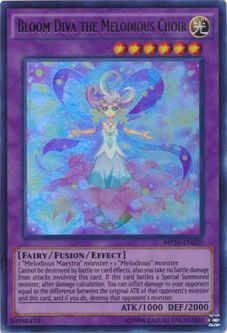 Yu-Gi-Oh Card - MP16-EN020 - BLOOM DIVA THE MELODIOUS CHOIR (ultra rare holo)
