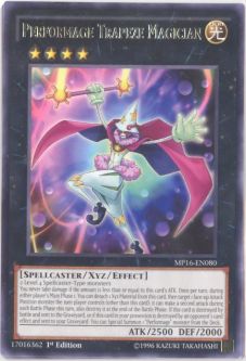 Yu-Gi-Oh Card - MP16-EN080 - PERFORMAGE TRAPEZE MAGICIAN (rare)