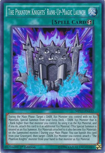 YuGiOh 2017 Mega-Tin Mega Pack The Phantom Knights' Rank-Up-Magic Launch MP17-EN152