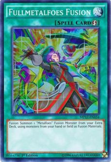 Yu-Gi-Oh Card - MP17-EN154 - FULLMETALFOES FUSION (super rare holo)