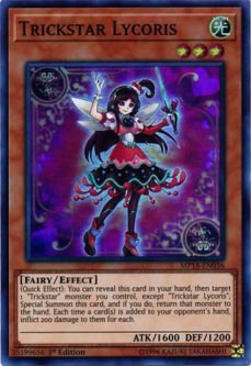 Yu-Gi-Oh Card - MP18-EN036 - TRICKSTAR LYCORIS (super rare holo)