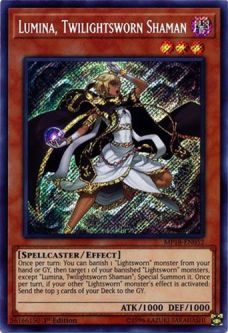 Yu-Gi-Oh Card - MP18-EN052 - LUMINA, TWILIGHTSWORN SHAMAN (secret rare holo)