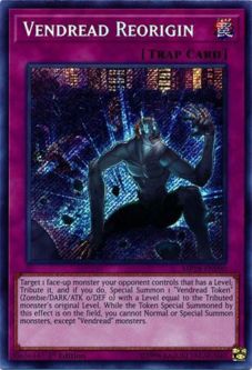 Yu-Gi-Oh Card - MP18-EN090 - VENDREAD REORIGIN (secret rare holo)