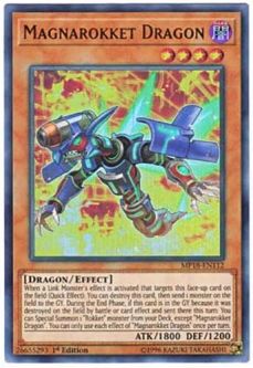 Yu-Gi-Oh Card - MP18-EN112 - MAGNAROKKET DRAGON (ultra rare holo)