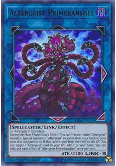 Yu-Gi-Oh Card - MP18-EN135 - ALTERGEIST PRIMEBANSHEE (ultra rare holo)