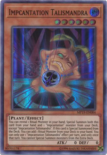 yugioh impcantation cards Impcantation Penciplume MP19 Super Rare - 1st ed