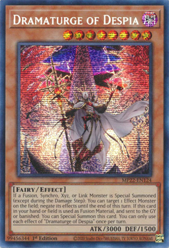 Yu-Gi-Oh Card - MP22-EN124 - DRAMATURGE OF DESPIA (secret rare