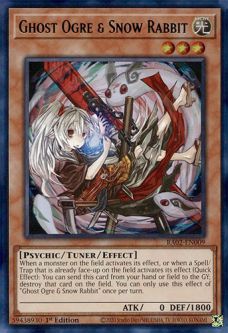 Yu-Gi-Oh Card - RA02-EN009 - GHOST OGRE & SNOW RABBIT [Alternate Art](ultra rare holo)