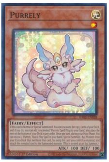 Yu-Gi-Oh Card - RA02-EN018 - PURRELY (ultra rare holo)