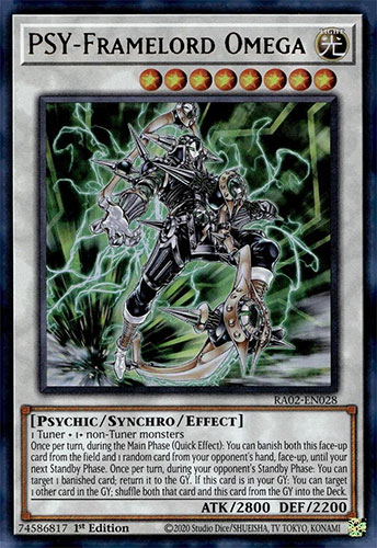 Yu-Gi-Oh Card - RA02-EN028 - PSY-FRAMELORD OMEGA (ultra rare holo)