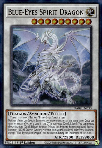 Yu-Gi-Oh Card - RA02-EN030 - BLUE-EYES SPIRIT DRAGON (ultra rare holo): BBToyStore.com - Toys, Plush, Trading Cards, Action Figures & Games online retail store shop sale Yu-Gi-Oh Card - RA02-EN030 - BLUE-EYES SPIRIT DRAGON (ultra rare holo): BBToyStore.com - Toys, Plush, Trading Cards, Action Figures & Games online retail store shop sale