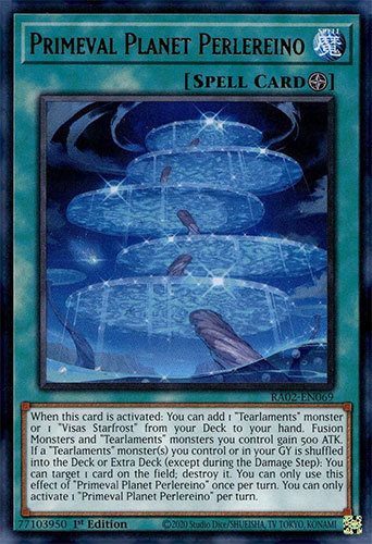Yu-Gi-Oh Card - RA02-EN069 - PRIMEVAL PLANET PERLEREINO (ultra rare holo):  BBToyStore.com - Toys, Plush, Trading Cards, Action Figures & Games online  retail store shop sale