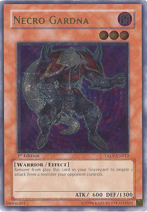 Yu-Gi-Oh! – Necro Gardna (RYMP-EN009) – Secret Rare, 1st Edition, Aus Ra Yellow Mega-Pack