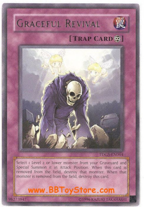 Yu-Gi-Oh Card - TDGS-EN064 - GRACEFUL REVIVAL (rare): BBToyStore.com -  Toys, Plush, Trading Cards, Action Figures & Games online retail store shop  sale