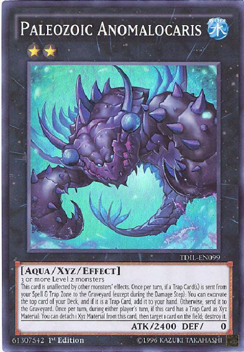 paleozoic yugioh cards The Dark Illusion Anomalocaris TDIL-EN099 then target 1 card on the field Paleozoic Olenoides