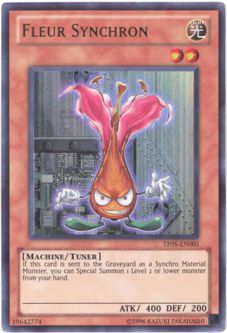 Yu-Gi-Oh Card - TF05-EN001 - FLEUR SYNCHRON (ultra rare holo)