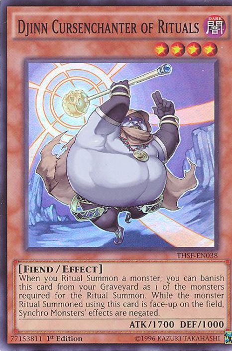 yugioh djinn cards Djinn Demolisher of Rituals - 1st Edition - Yugioh Dark Monster - Vintage