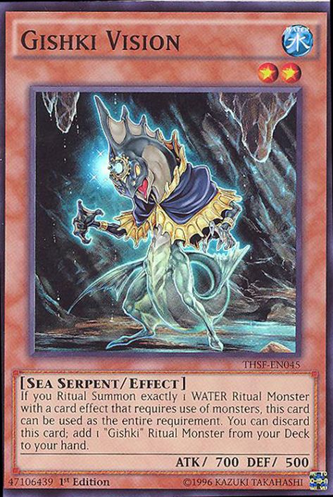 yugioh gishki cards Marker - HA05-EN033 Super Rare If you Ritual Summon using this card YuGiOh The Secret Forces Single