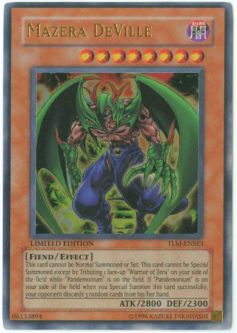 Yu-Gi-Oh Card - TLM-ENSE3 - MAZERA DEVILLE (ultra rare holo)