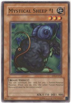 Yu-Gi-Oh Card - TP5-EN016 - MYSTICAL SHEEP #1 (common)