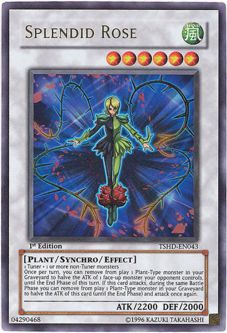 Yu-Gi-Oh Card - TSHD-EN043 - SPLENDID ROSE (ultra rare holo)