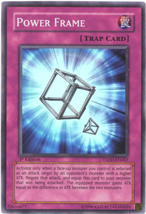 YuGiOh Card TSHDEN063 POWER FRAME (super rare holo) Toys, Plush