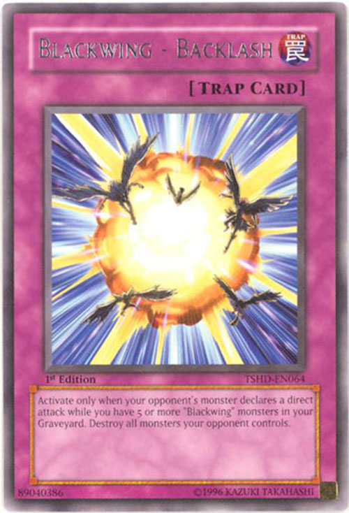 Yu-Gi-Oh Card - TSHD-EN064 - BLACKWING - BACKLASH (rare): BBToyStore