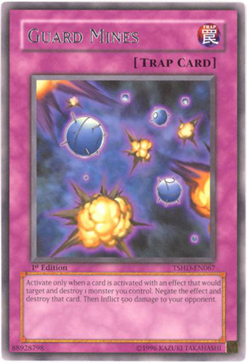 YuGiOh : TSHD-EN067 1st Ed Guard Mines Rare Card - ( The Shining Darkness Yu-Gi-Oh! Single Card )