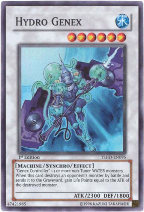 Yu-Gi-Oh Card - TSHD-EN095 - HYDRO GENEX (super rare holo): BBToyStore.com  - Toys, Plush, Trading Cards, Action Figures & Games online retail store  shop sale
