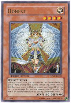 Yu-Gi-Oh Card - TWED-EN001 - HONEST (ultra rare holo)