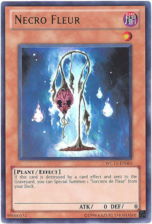 Yu-Gi-Oh Card - WC11-EN001 - NECRO FLEUR (ultra rare holo