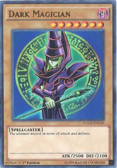 Yu-Gi-Oh Card - YGLD-ENC09 - DARK MAGICIAN (ultra rare holo)