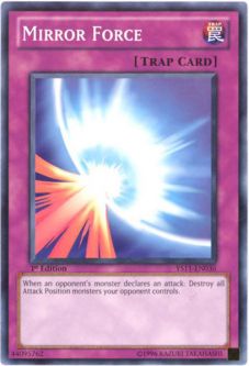 Yu-Gi-Oh Card - YS11-EN036 - MIRROR FORCE  (common)