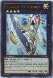 Yu-Gi-Oh Card - YS12-EN039 - NUMBER 39: UTOPIA  (ultra rare holo)